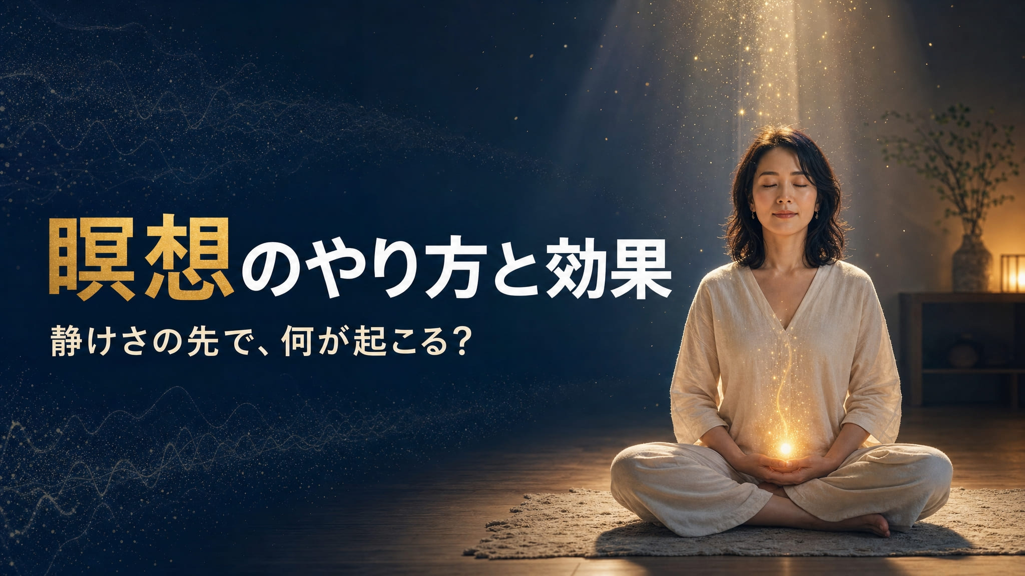 瞑想のやり方と効果