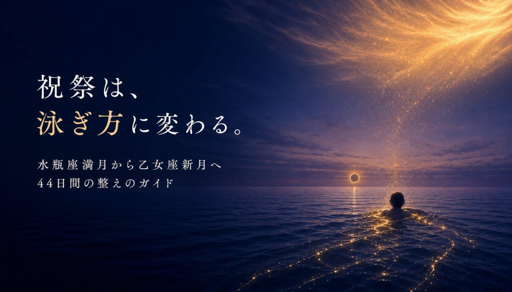 水瓶座満月から乙女座新月へ